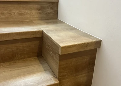 Rekonstrukce schodiště a chodby v Plešnicích